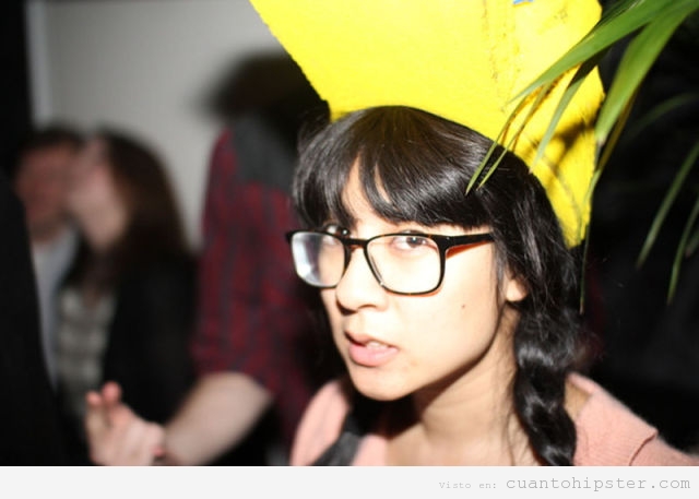 Chica hipster con Banana Trucker Hat