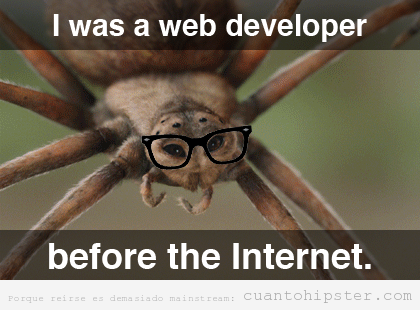 La araña hipster desarrollaba redes antes de que existiese internet