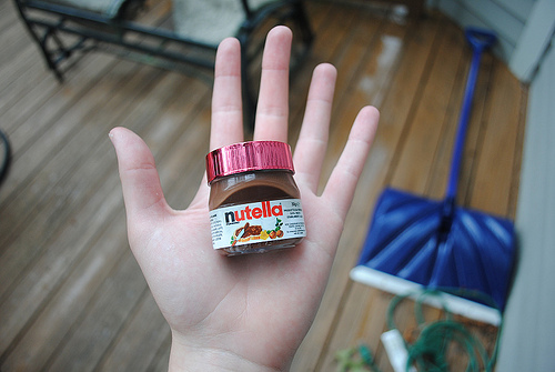 Bote de Nutella en miniatura
