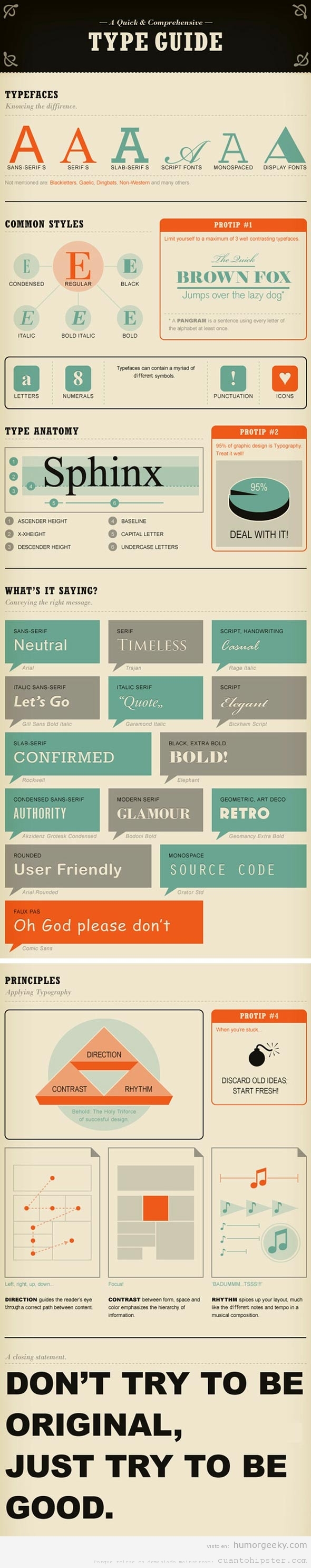 Guía para el uso de tipografías o fuentes en diseño