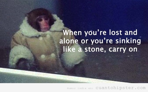 Mono con abrigo del Ikea