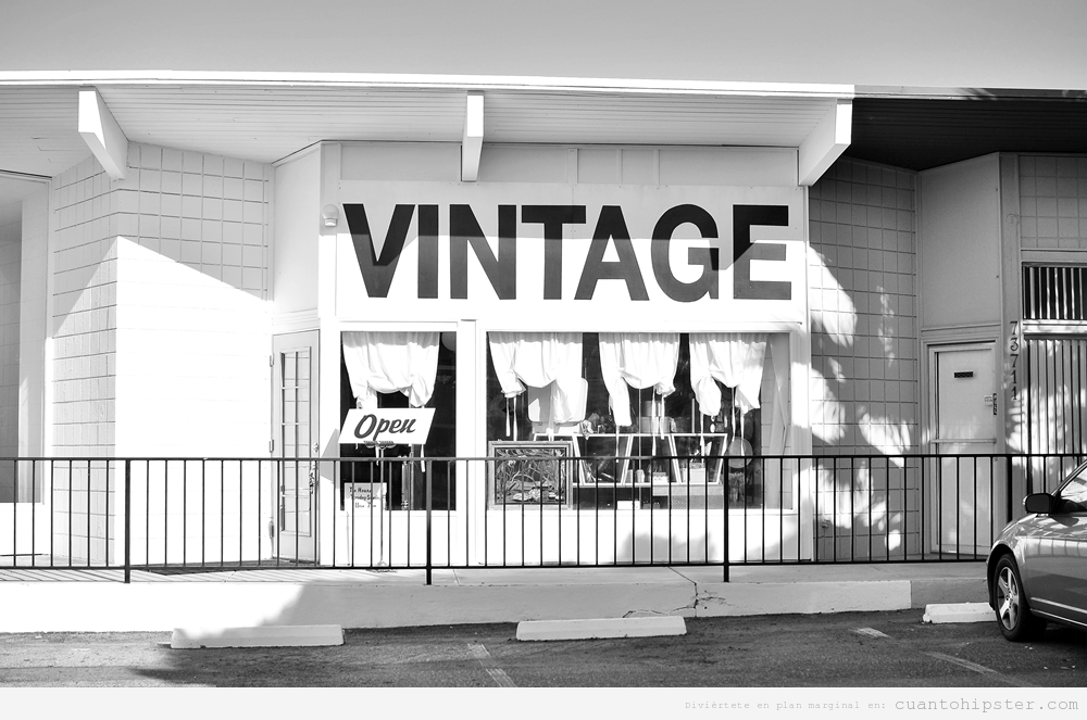 Imagen bonita de una tienda vintage