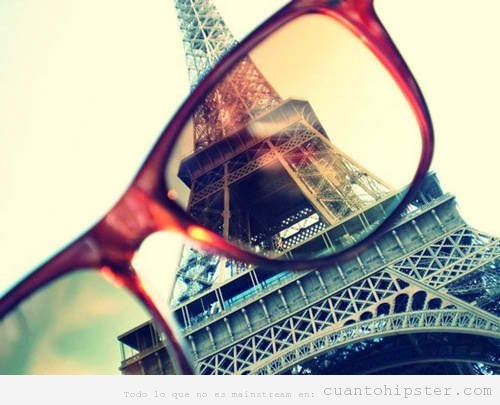 gafas de sol hipsters con efecto Instagram