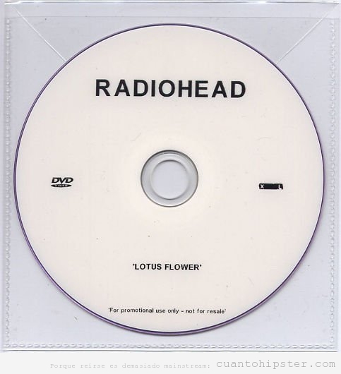 CD promocional Lotus Flower de Radiohead