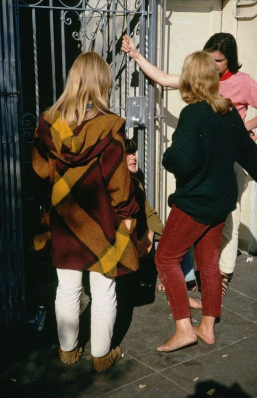 Fotos de chicas hippies en San Francisco 1968