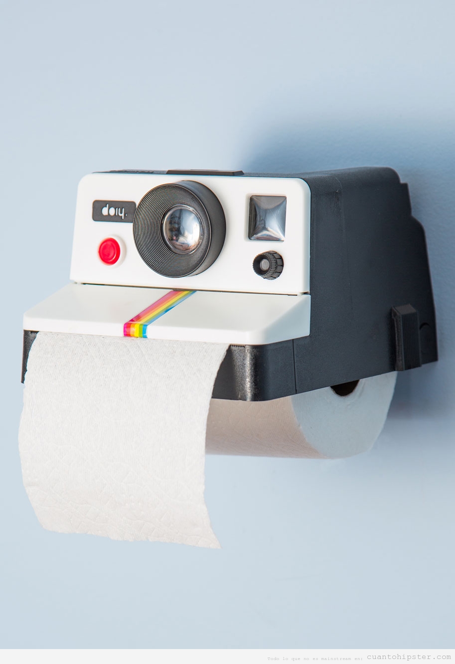 Dispensador papel WC cámara instantánea