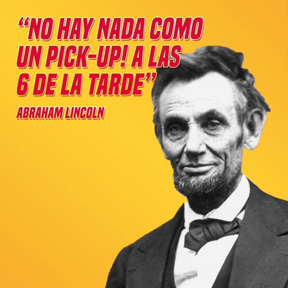 Pick Up frase Lincoln