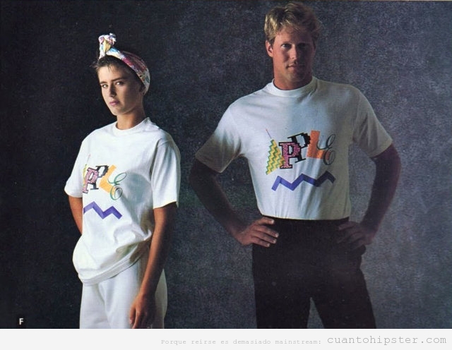 3 Colección ropa marca Apple 1986 
