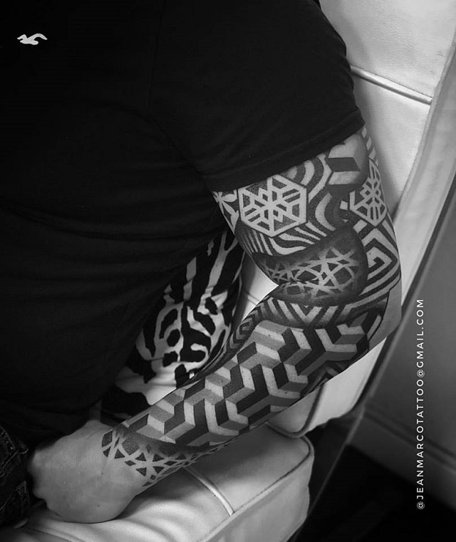 Tatuajes hipsters abstractos geométricos