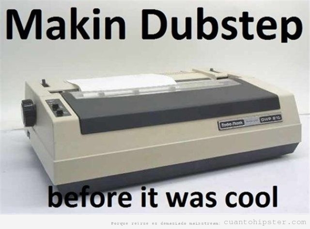La impresora matricial hacía Dubstep antes de que fuese cool