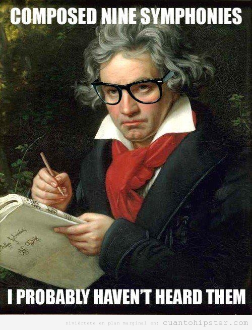 Beethoven es hipster, escribió 9 sinfonías que probablemente no hayas escuchado