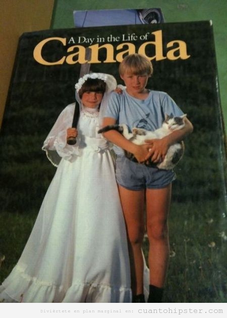 A Day in Canada, libro bizarro, antiguo y curioso de los años 80 o 90