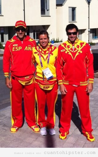 Chándal con riñonera en la equipación de España en los Juegos Olímpicos de Londres 2012