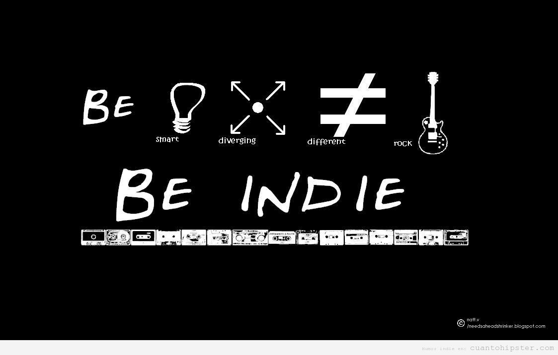 Be indie, póster