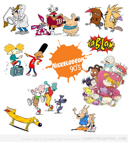 Nickelodeon 90's kids