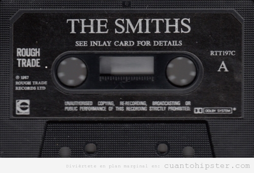 Cinta Cassette The Smiths See inlay card for details