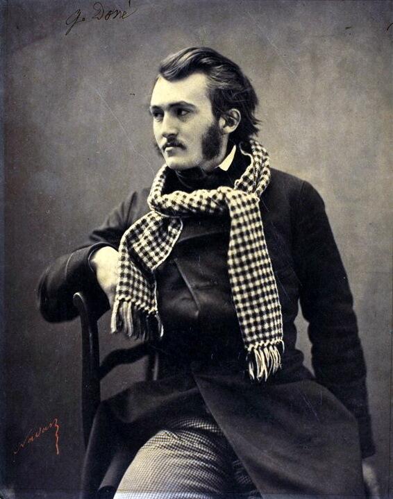 Imagen antigua, Gustave doré con look hipster