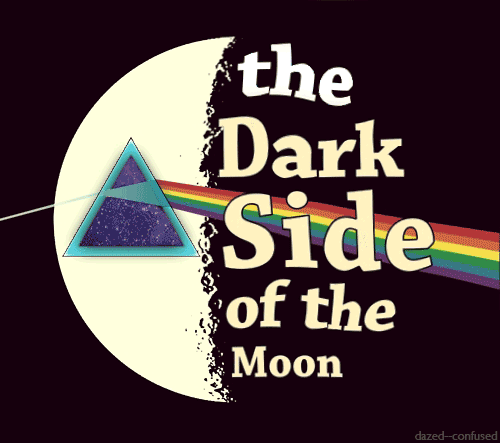 The dark side of the moon, gif