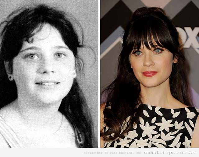 zooey deschanel de adolescente