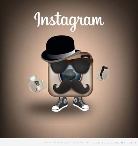 Nuevo logo de Instagram con look hipster