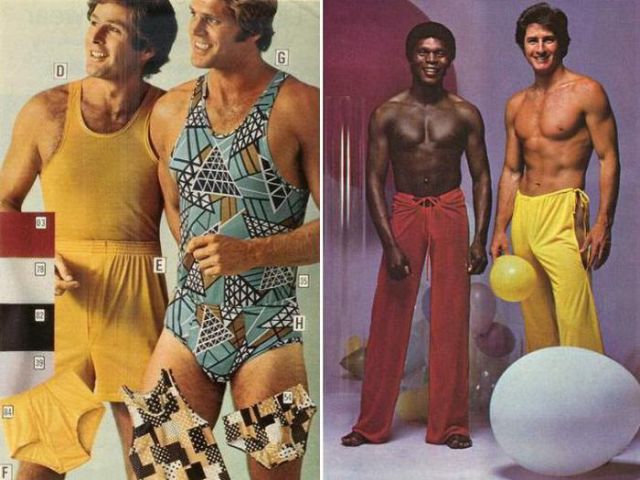 Fotos moda masculina WTF de los años 70