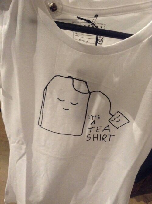 Moda hipster, camiseta Tea shirt