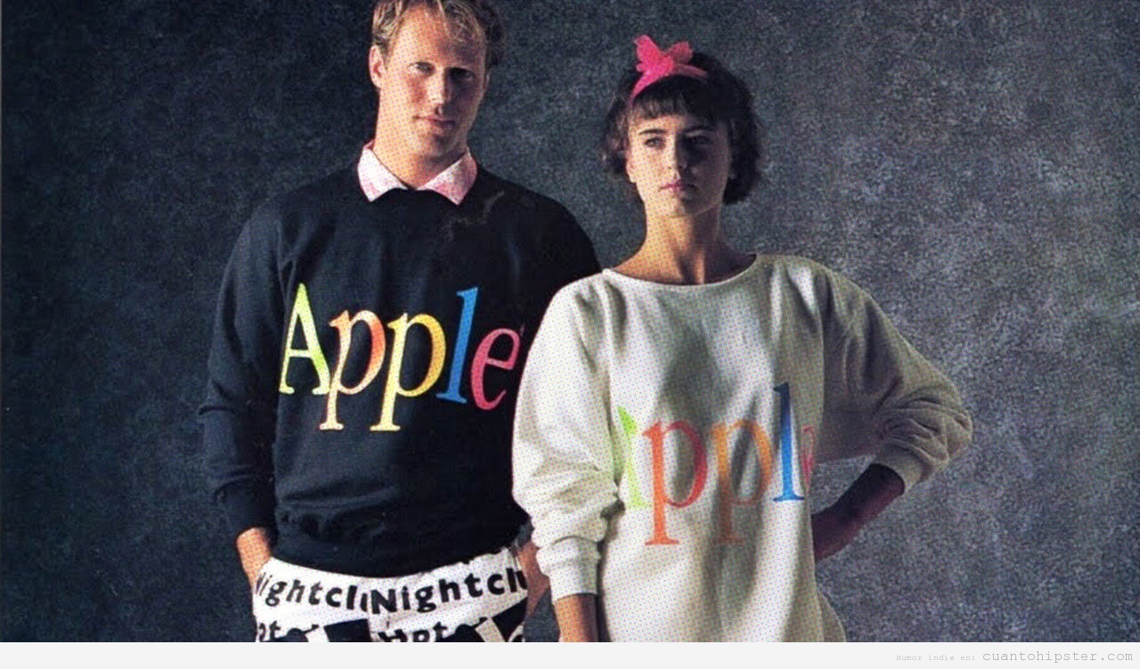 2 Colección ropa marca Apple 1986