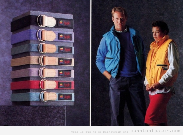 Colección ropa marca Apple 1986