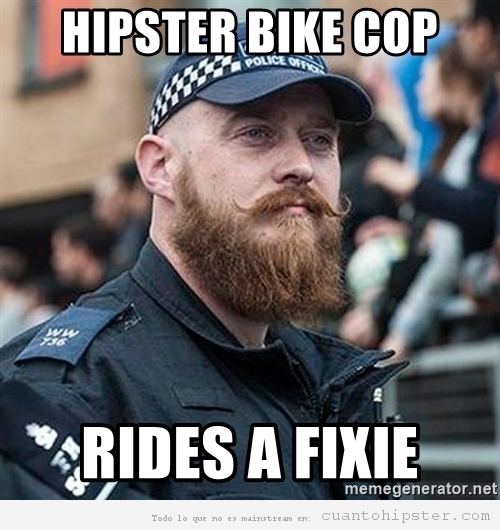 Policía hipster